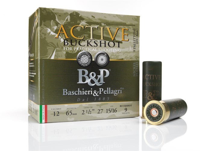 12/65 B&P Active Buck 30g 8,6mm/8kpl 25kpl - Haulikon buckshot patruunat, yli 4mm - 103316 - 1