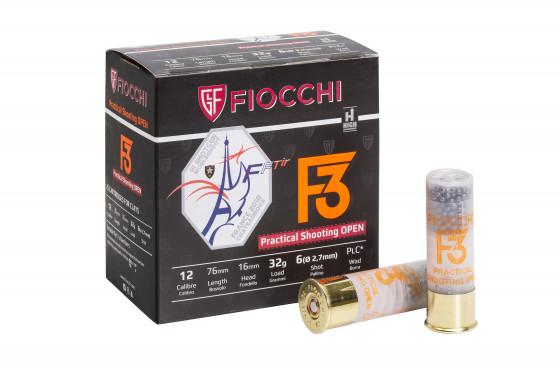 12/76 Fiocchi F3 Open 32g #6 2,7mm - 12 Cal. haulikon ratapatruunat - 863176 - 1