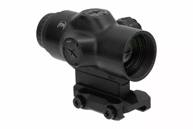 Primary Arms SLx 5X MicroPrism - Valaistu punainen ACSS Aurora MIL retikkeli - Prismatähtäimet - 710046 - 1