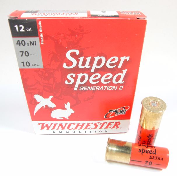 12/70 WINCHESTER SuperSpeed Gen2 40g Shotgun Cartridge 10pcs - 12/70 shotgun hunting cartridges - CHS2EX40P6 - 1