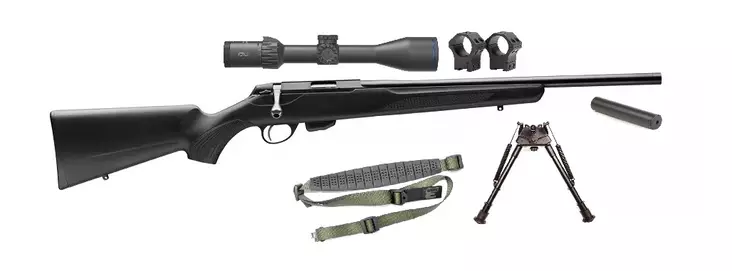 Tikka T1x Linnustajan Pienoiskivääripaketti - Kivääripaketit - T1x-LINTU-17HMR-16 - 10