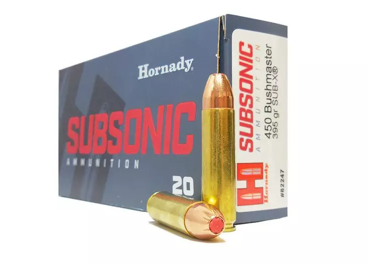 450 Bushmaster Hornady 395gr SUB 20 pcs - Other rifle cartridges - 129230 - 1