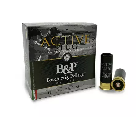 12/65 B&P Active Slug 28g 25 pcs - Shotgun-filled cartridges / sluges - 103318 - 2