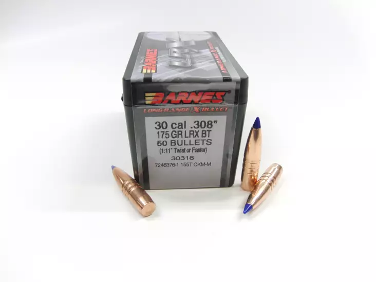 .30cal Barnes 175gr LRX BT Luoti 50kpl - 30cal kiväärin luodit - 30318 - 1