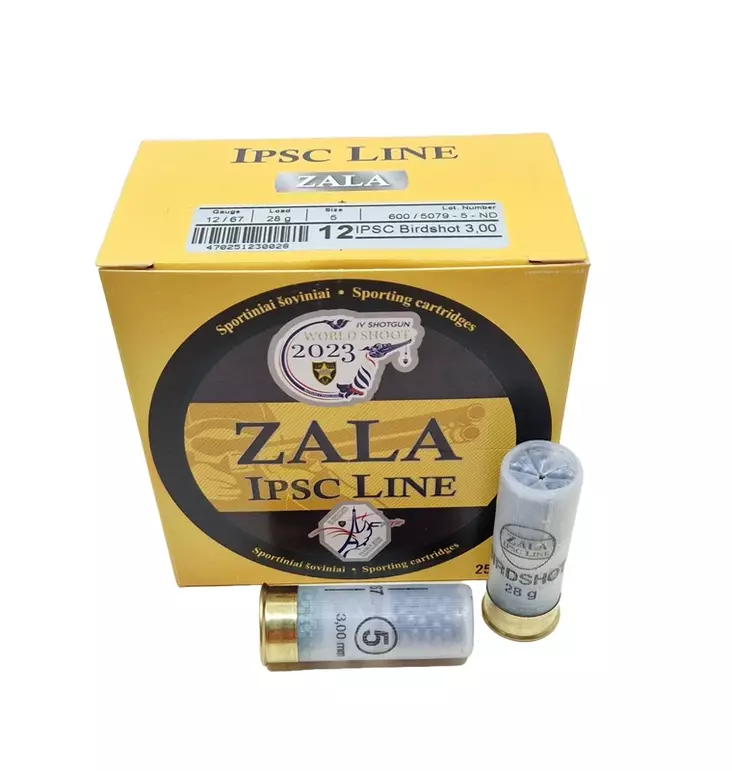 12/67 Zala Arms IPSC Birdshot 28g 3.0mm - 12 Cal. shotgun cartridges - 1230028 - 2