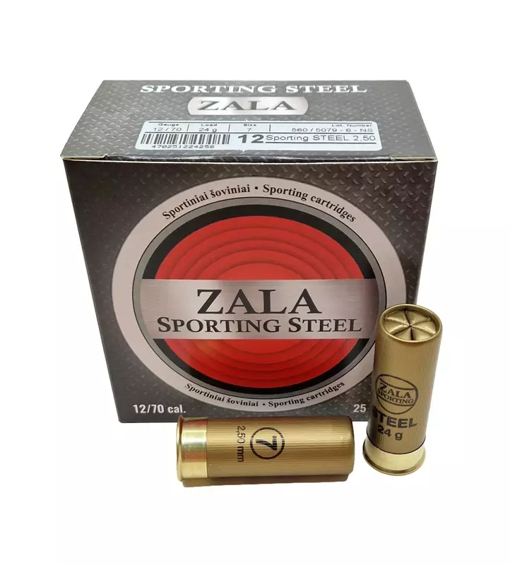 12/70 Zala Arms Steel 24g 2.50mm - 12 Cal. shotgun cartridges - 1224258 - 2