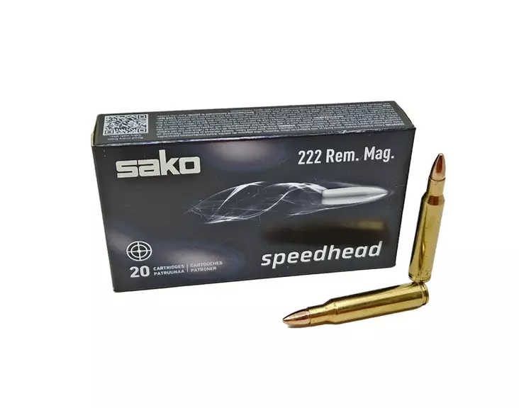 222 Rem Mag SAKO 3,2g FMJ 20kpl - Muut kiväärin patruunat - 6438053999868 - 4