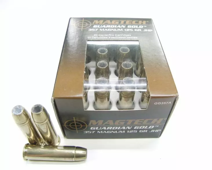 357 Mag MAGTECH 125gr JHP ERVA Guardian Gold 20 pcs - 357 Mag. and 38 Special cartridges - 145198 - 1