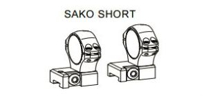 Optilock Sako lyhyt sinistetty jalusta - Sako / Optilock-renkaat ja -jalustat - S1A067758 - 1