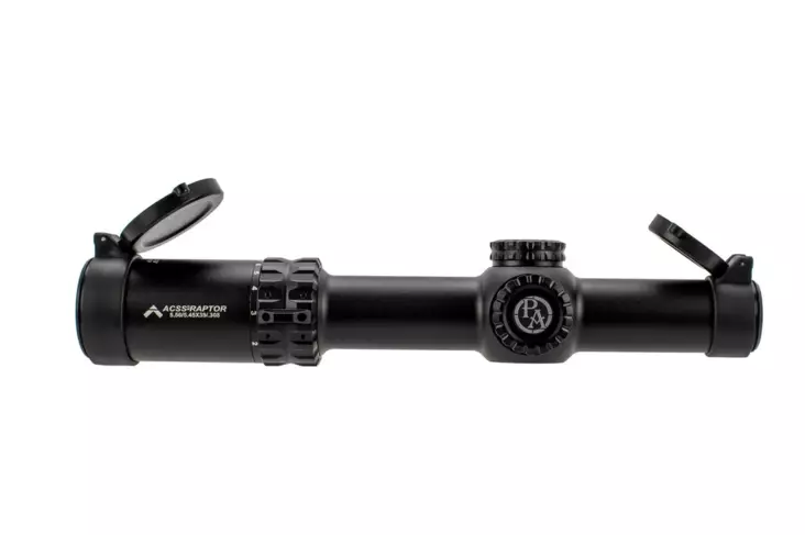 Primary Arms Lunetta SLX 1-6x24 Mm Con Reticolo ACSS Raptor – Calibro 5.56/.308 – Ottica Da Tiro Adulto, Nero - 3