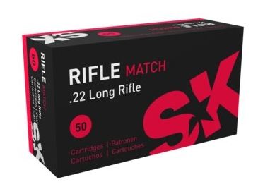 22 LR SK Rifle Match 50 Pieces - 22 LR Standard Velocity cartridges - 420108 - 1