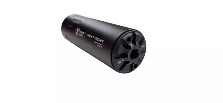 Silent Steel Compact Streamer FLO 9mm PCC Silencer - PCC silencers - CST900B-AL-12x28 - 1