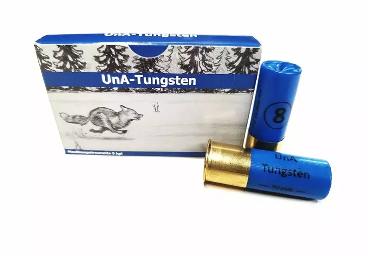 12/70 UnA - Tungsten 32g 2,25mm 5kpl - 12/70 haulikon metsästyspatruunat - 5899 - 1