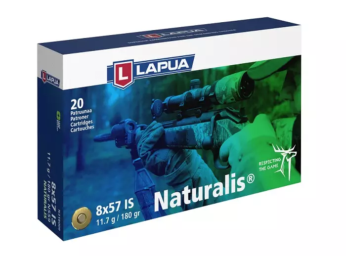 8x57 IS 11,7g/180g Lapua Naturalis 20kpl - Muut kiväärin patruunat - N318009 - 1