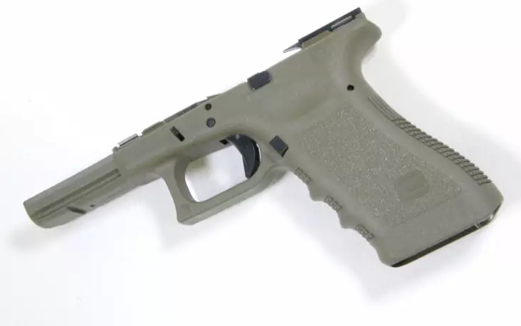 Glock G17 Gen 3 Olive Pistol Frame - Glock spare parts and accessories - 706725B - 1