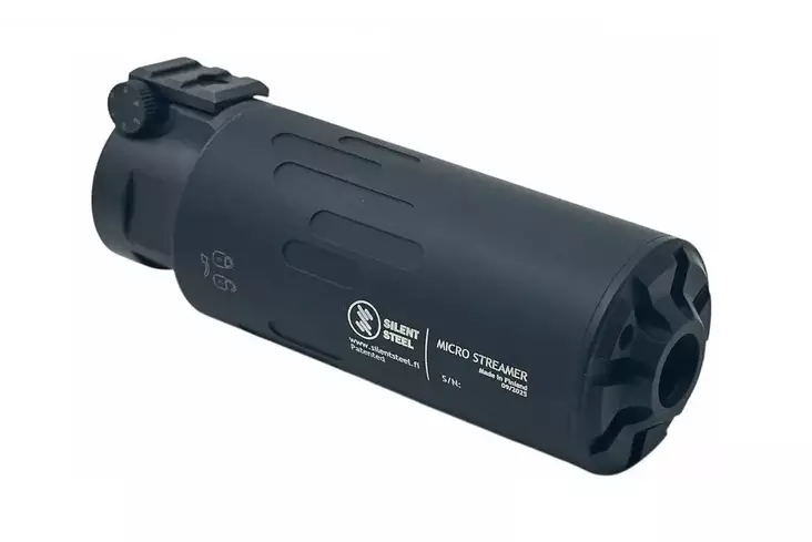 Micro Flow Streamer 5.56/7.62/9mm QDB Suppressor - Rifle flow throught Silencers - MST556B-SSQDB - 4