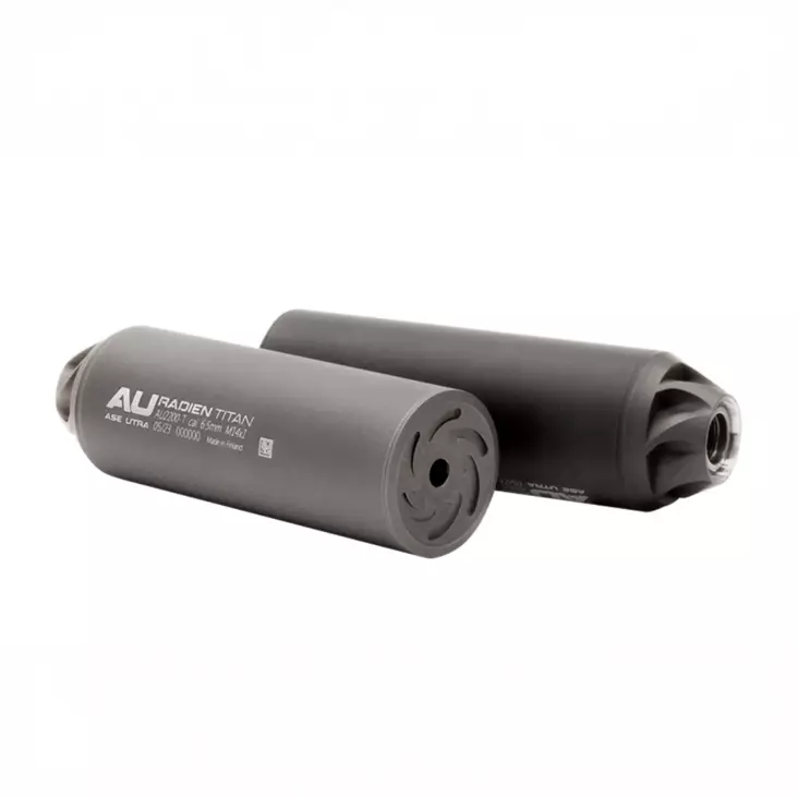 Ase Utra Radien Titan .30cal Black Rifle Silencer - Traditional rifle silencers - AU2207-B - 1