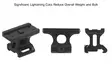 UTG Aimpoint T1 Mount, Absolute Co-witness - Red dot bases and riser mounts - MT-T1AC - 3