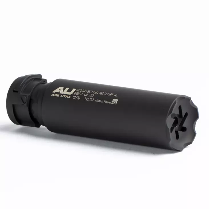 Ase Utra DUAL762-S GEN2 Silencer - Rifle flow throught Silencers - AU1106-BC - 1