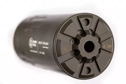 Silent Steel Micro Streamer 5,56/7,62/9mm OD Green QD äänenvaimennin - Kiväärin läpipuhaltavat vaimentimet - MST556ODG-SS-QD - 2