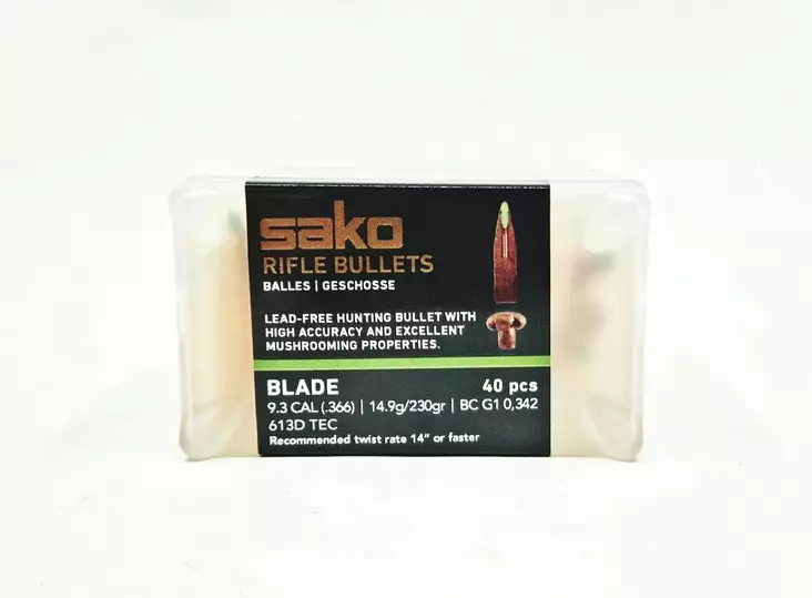 9.3mm Sako Blade Bullet 14.9g/230gr 40pcs - 9.3 cal. rifle bullets - P5DS613D - 4