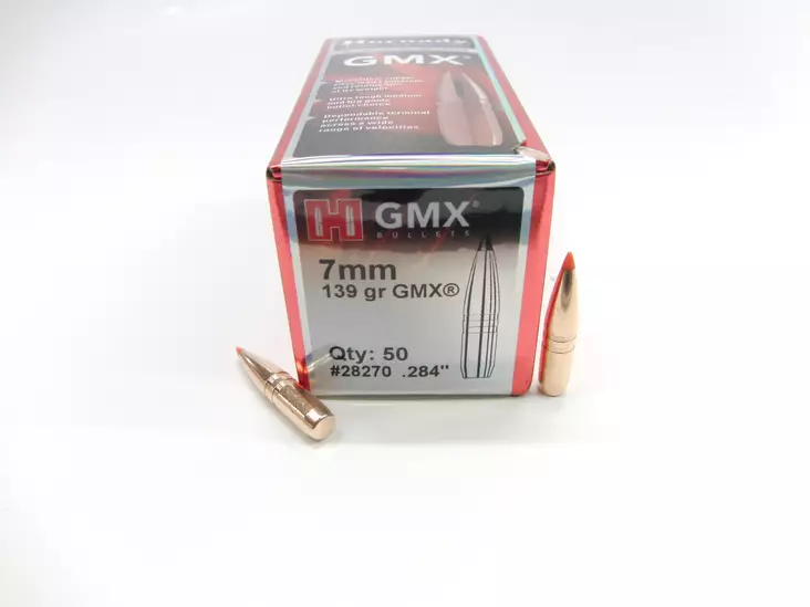 7mm Hornady 9,0g / 139gr GMX Kupariluoti 50kpl - 7mm kiväärin luodit - 201770-G - 1