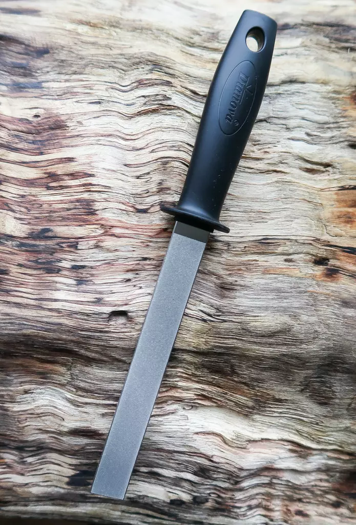 Dianova 15cm pitkä timanttiteroitin suojakahvalla - Veitsen teroittimet ja teräsuojat - LCC20250GH - 1