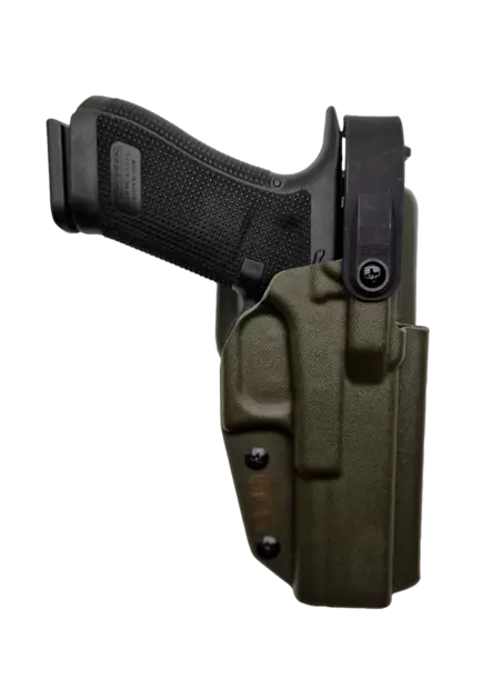 Glock BGS Kane pistoolikotelo Mid Ride vyökiinikkeellä - Aktiivilukitteiset kotelot, 1 lukitusta - KN-GLOCK-BLK - 5