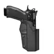 CZ SP-01 BGS Malin Holster + Mid Ride Belt Attachment - Passive pistol holsters - ML-SP01-BLK - 1