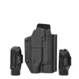 Canik BGS Malin Pistol Holster with Light Position + Mid Ride Belt Attachment - Passive pistol holsters - ML-CANIK-PID-BLK - 3