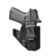 Glock 17 BGS Renny IWB Pistol Holster - Passive pistol holsters - RN-GLOCK17-BLK - 1