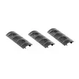 Ergo Rail Covers Pack of 3 for Picatinny Rail Protection - AR handguards - 4361-3PK-BK - 1