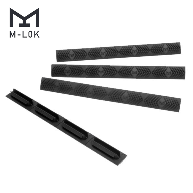 Ergo M-LOK Rail Cover 4-Slot - AR handguards - 4332-4PK-BK - 1