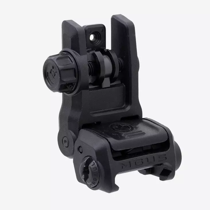 Magpul MBUS 3 Flip-Up Rear Sight, Black - AR / Picatinny iron sights - MAG1167-BLK - 1