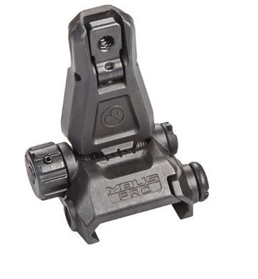 Magpul MBUS PRO AR-15 Flip Up Rear Sight - AR / Picatinny iron sights - MAG276-BLK - 1