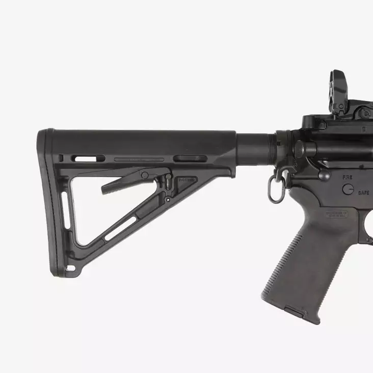 Magpul MOE Carbine Stock Black Mil-Spec Black AR-15 Adjustable