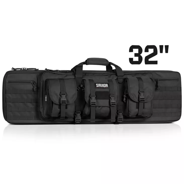 Savior Equipment American Classic Double aselaukku 32" / 81 cm - Soft gun cases - RB-3312DG-V1-BK - 1