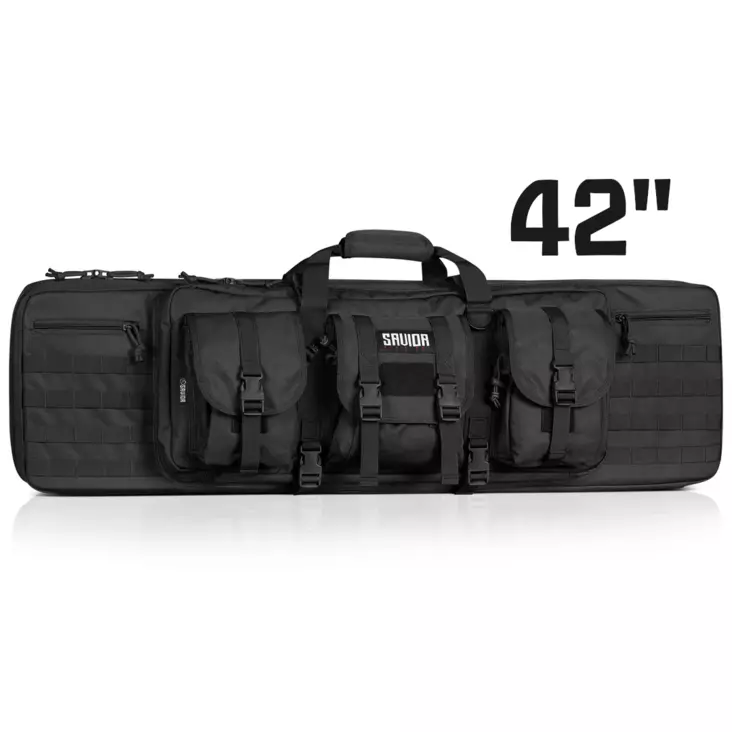 Savior Equipment American Classic Double aselaukku 42" / 107 cm - Soft gun cases - RB-4212DG-V1-BK - 1