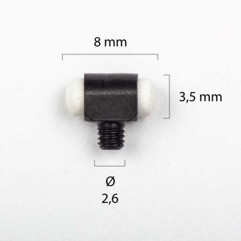 Shotgun Shot 3.5mm White M2.6 Thread - Shotgun sights and riser mounts - 40110C625mm - 1