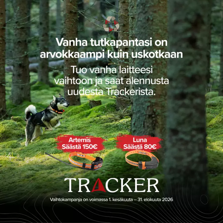 Tracker Artemis 4G IoT/2G Koiratutka - Koira GPS - GPS20200-VAIHTO - 1