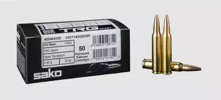 TRG SPORT 223rem 53gr OT 50pcs - 223 Rem. -rifle cartridges - C611143GSC6R - 1