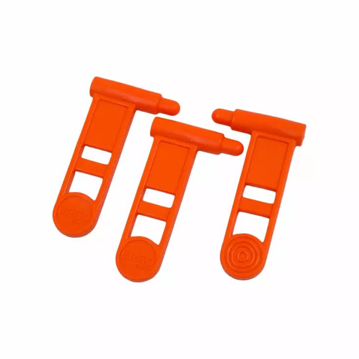 Ergo pistoolin chamber flag 3 kpl - Chamber flagit ja avaimenperät - 4986-3PK-OR - 1