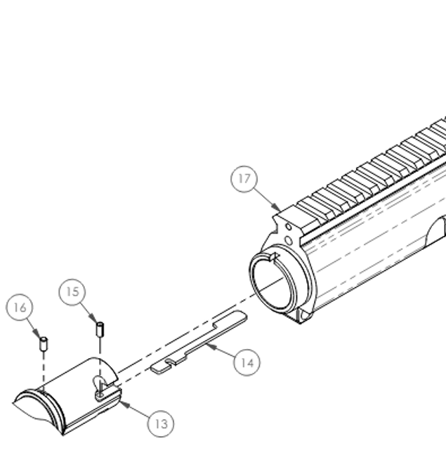 NC 22lr Ejector - NC-22 -osat ja -varaosat - NC22RB-BBLA-EJR - 6
