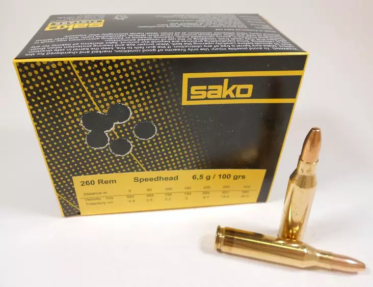 260 Rem SAKO Range 6,5g FMJ 50kpl - Muut kiväärin patruunat - C661118HSC4R - 1