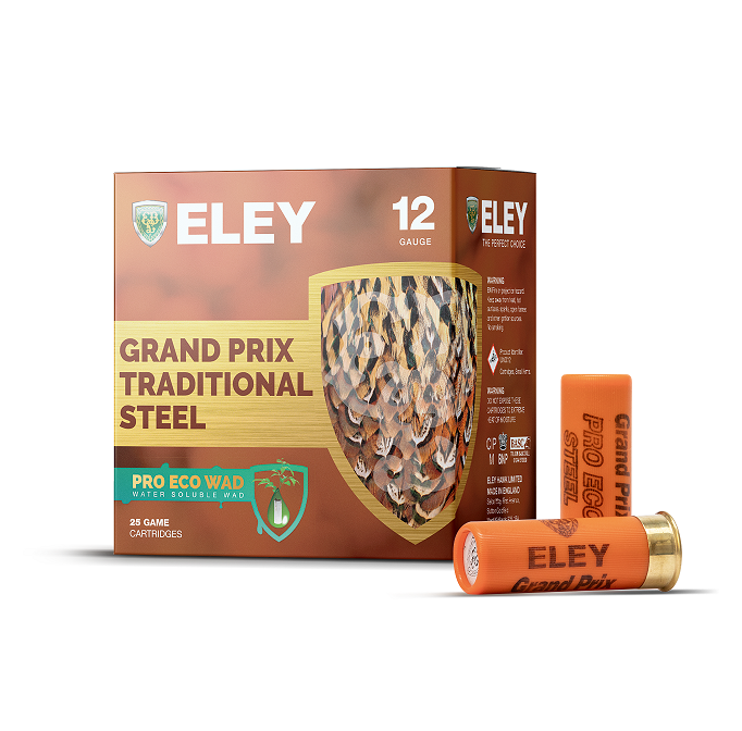 12/65 Eley Grand Prix Steel - 12/70 shotgun hunting cartridges - E230-333-02GT - 2