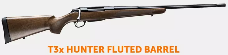 Tikka T3x Hunter Fluted Kivääri - Pulttilukkoiset kiväärit - TF1T0986103MT - 1