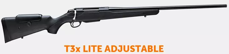 Tikka T3x Lite Adjustable Rifle - Bolt-action rifle - TF1T09YL103MT - 1