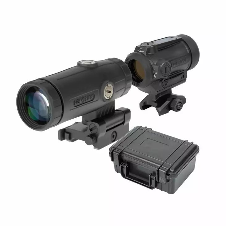 Holosun ARO EVO SPR + HM3X, red dot sight and 3x magnifier package - Enclosed red dot sights - ARO-EVO-SPR-HM3X - 1