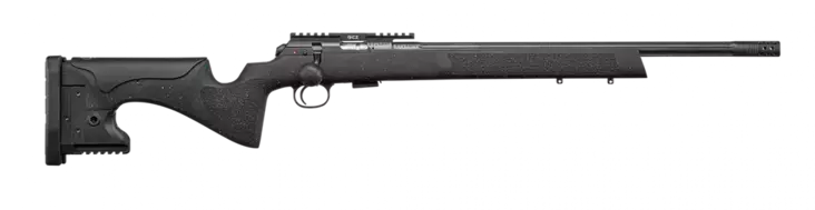 CZ 457 Long Range Precision (LRP) 22LR MATCH 20" 1/2x20 Rimfire Rifle - Black - Bolt-action rimfire rifles - 5084-8591-PVBMAAX - 1