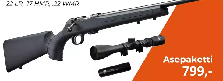 CZ 457 Synteettinen Pienoiskivääripaketti - Pulttilukkoiset pienoiskiväärit - 5084-8081-RTAMAAX - 1